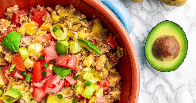 Weekend farmers market breakfast hash